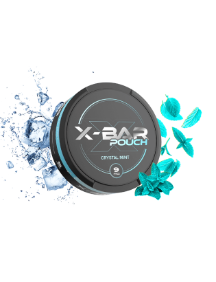 X-Bar Crystal Mint Nicotine Pouches 9 mg In Dubai, UAE