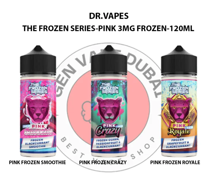 DR VAPES THE FROZEN SERIES-PINK FROZEN 3MG-120ML